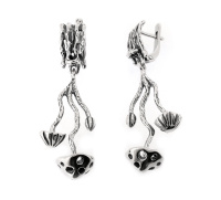 Серебряные серьги «Лесная сказка» Серебряные серьги «Лесная сказка»