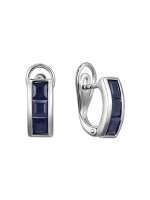 Серьги «Дорожка» из серебра ETHNICA с натуральным сапфиром Серьги «Дорожка» из серебра ETHNICA с натуральным сапфиром