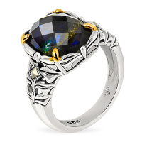 Серебряное кольцо ALEXANDRE VASSILIEV с лабрадоритом