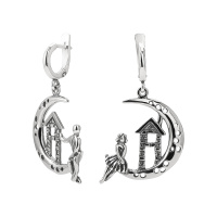 Серебряные серьги «Встреча» Серебряные серьги «Встреча»