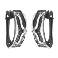 Серьги из серебра с фианитами Серьги из серебра с фианитами