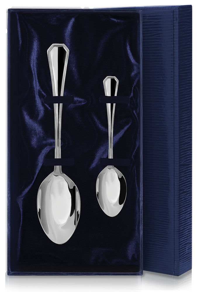 Серебряный набор «Элегант» столовая и чайная ложки