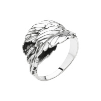 Кольцо из серебра «Листья»