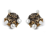 Серебряные серьги с жемчугом Серебряные серьги с жемчугом