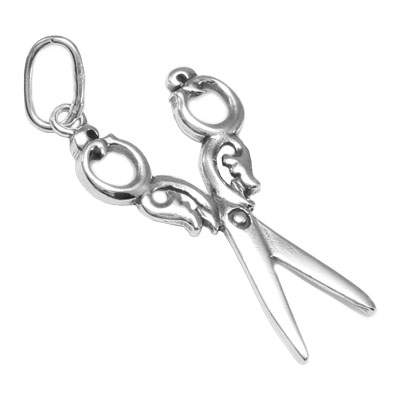 Серебряный кулон «Ножницы»