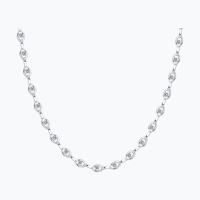 Серебряное колье с фианитами Серебряное колье с фианитами