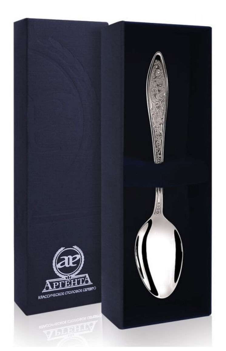 Серебряная чайная ложка «Морозко»