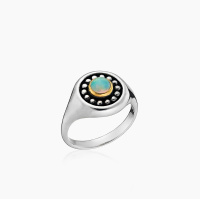 Кольцо из серебра с камнем опал Кольцо из серебра с камнем опал