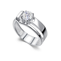 Кольцо из серебра с горным хрусталём Кольцо из серебра с горным хрусталём