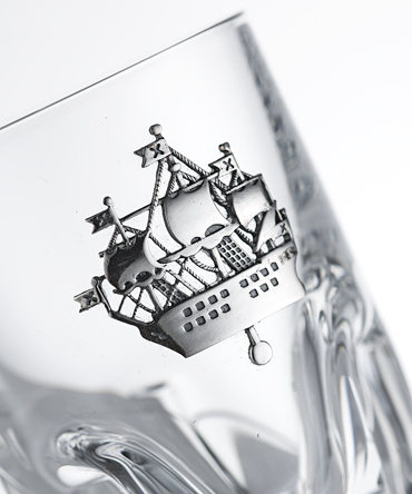 Водочные стопки «Ленинград» с серебром