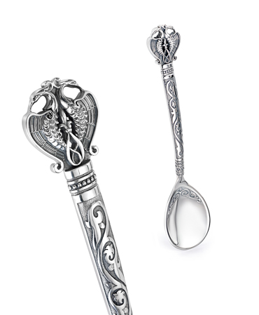 Серебряный набор «Русь Былинная» 24 предмета