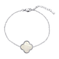 Браслет из серебра с перламутром