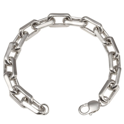 Серебряный браслет «Якорь»