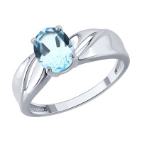 Кольцо из серебра с топазом Кольцо из серебра с топазом