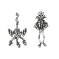 Серьги из серебра «Кощей Горыныч» Серьги из серебра «Кощей Горыныч»