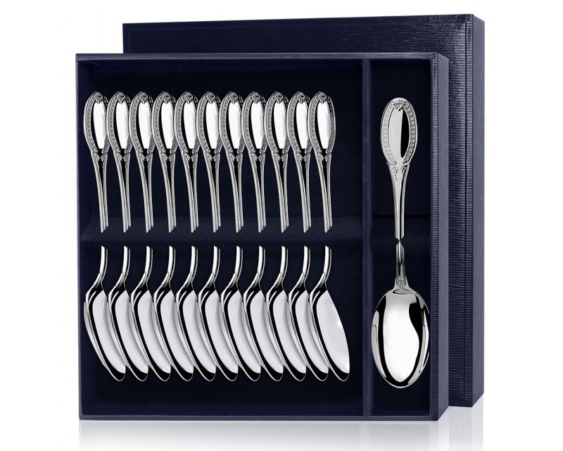 Серебряный набор «Император» 12 столовых ложек