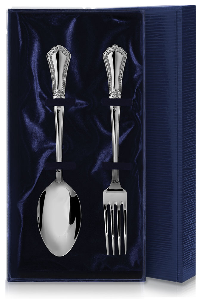 Серебряный набор «Фаворит» столовая ложка и вилка