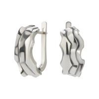 Серьги из серебра «Кутюрье» Серьги из серебра «Кутюрье»