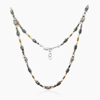 Колье из серебра с камнем дымчатый кварц Колье из серебра с камнем дымчатый кварц