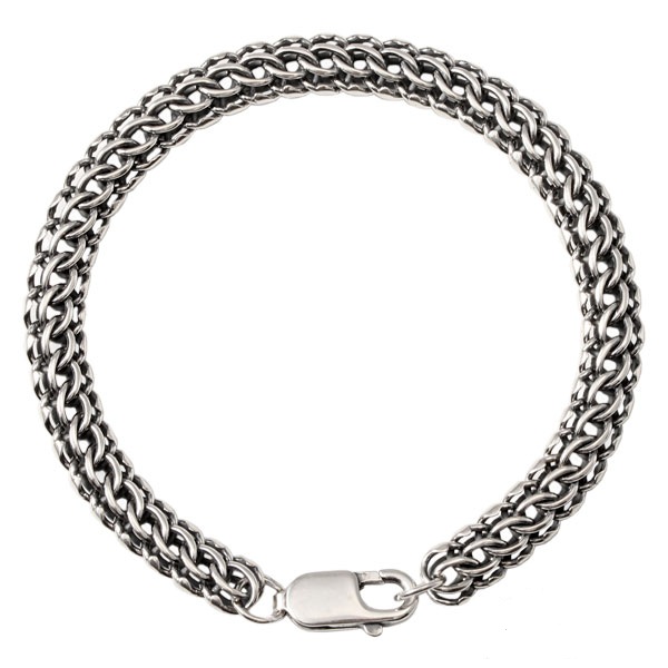 Серебряный браслет «Фараон» 8 мм