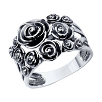 Кольцо из чернёного серебра Кольцо из чернёного серебра