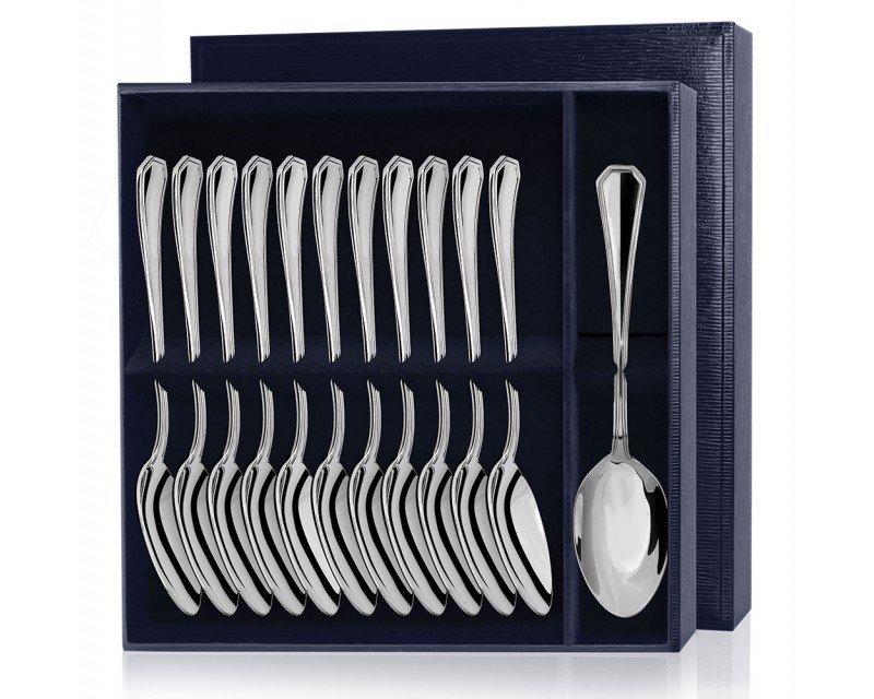 Серебряный набор «Элегант» 12 столовых ложек