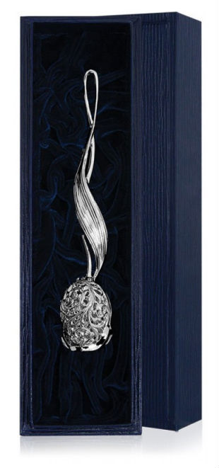 Серебряное ситечко «Тюльпан» для чая