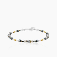 Браслет из серебра с камнем дымчатый кварц Браслет из серебра с камнем дымчатый кварц