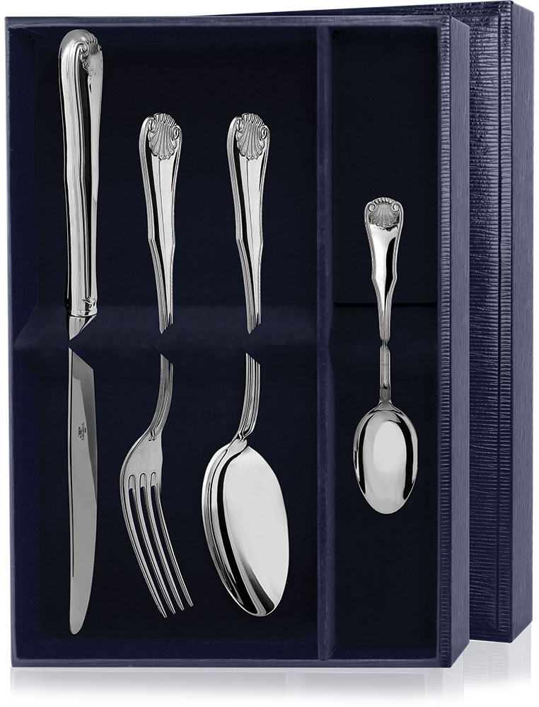 Серебряный набор столовый «Эгоист-Визит»