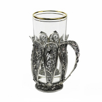 Серебряный подстаканник «Вдохновение» Серебряный подстаканник «Вдохновение»