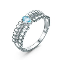 Кольцо из серебра с фианитами Кольцо из серебра с фианитами