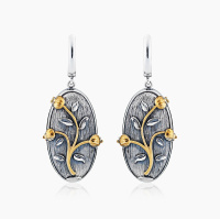 Серьги из серебра без вставок Серьги из серебра без вставок