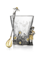 Кружка чайная с ложкой «Ромашка» мальчик