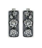 Серебряные серьги «Розы»