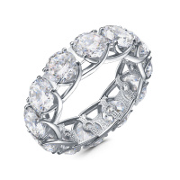 Серебряное кольцо с фианитами