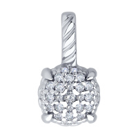 Подвеска из серебра с фианитами Подвеска из серебра с фианитами