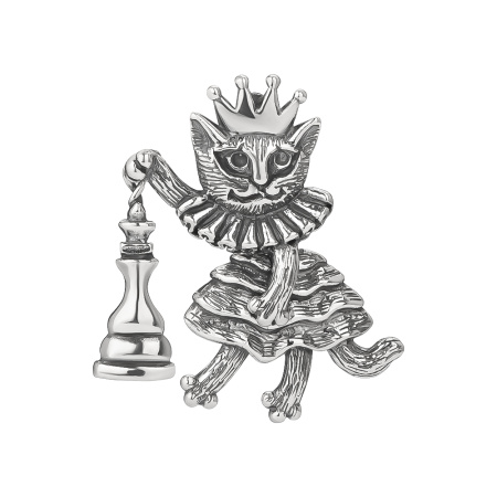 Подвеска из серебра «Королева»