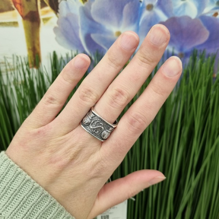 Серебряное кольцо «Чертополох»