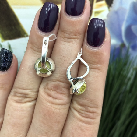 Серебряные серьги «Соло»