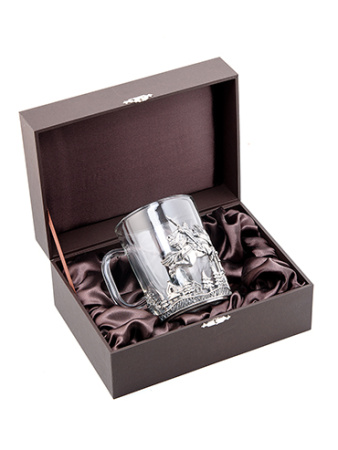 Кружка чайная с двойными стенками «Богатырская сила»