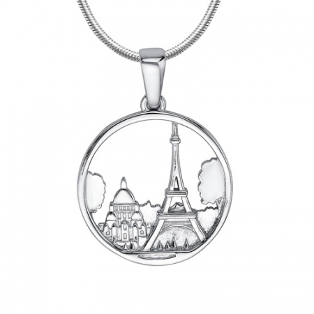Подвеска из серебра «Париж»