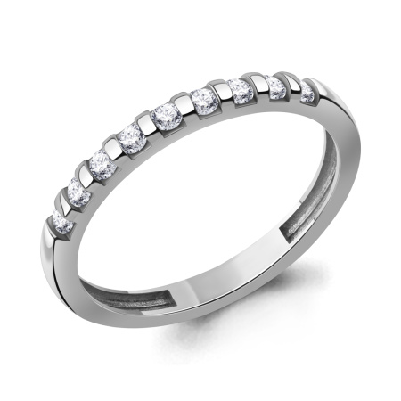 Серебряное кольцо с фианитом