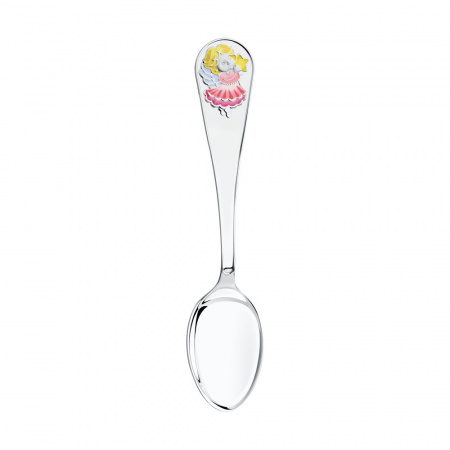 Ложка детская «Ангелочек со звездочкой», эмаль