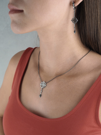 Серебряное колье «Амазонка»