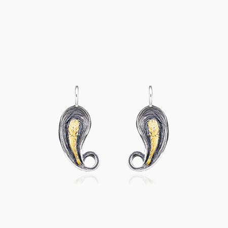 Серебряные серьги «Каллы»