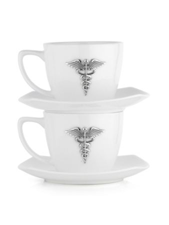 Чашки кофейные «Кадуцей»