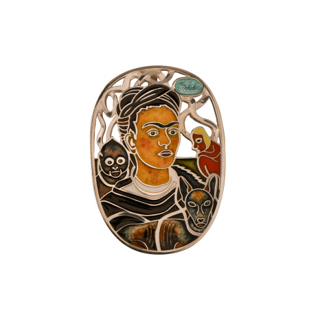 Серебряная брошь «Фрида»