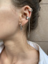 Серебряные серьги «Цепи»