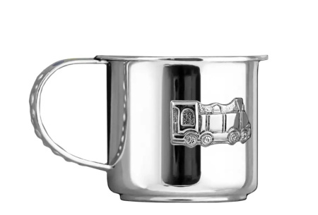 Кружка детская «Паровозик» позолота с эмалью