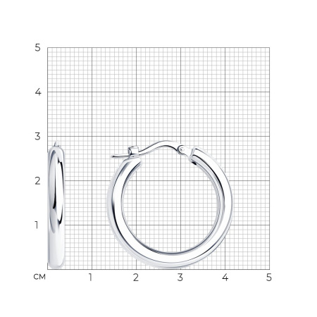 Серьги из серебра SOKOLOV